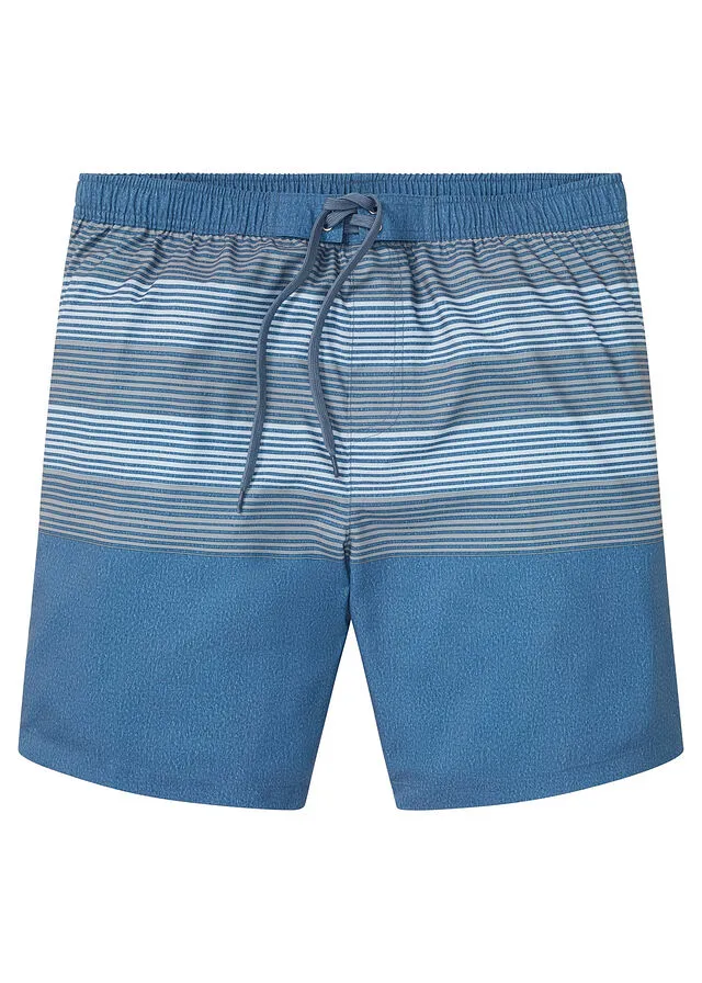 Beach Shorts Blue Striped
