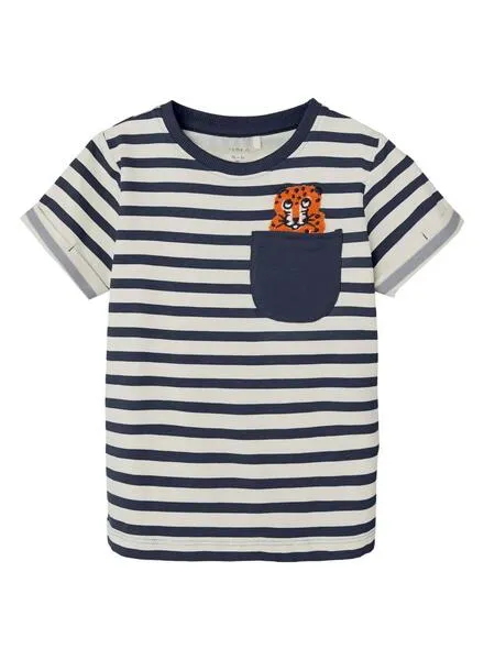 Camiseta Name It Dow Marino Para Niño