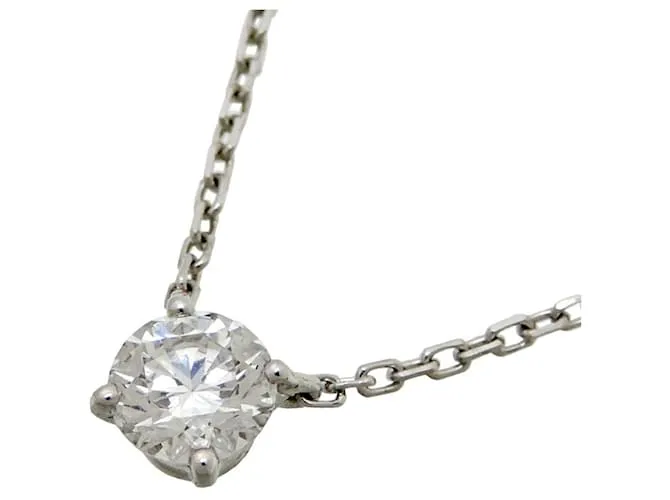 Collar de diamante Cartier Love Support Blanco 