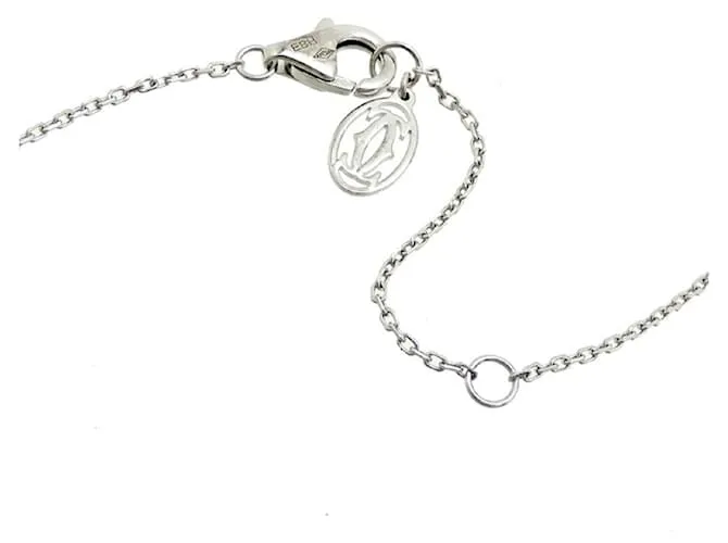 Collar de diamante Cartier Love Support Blanco 