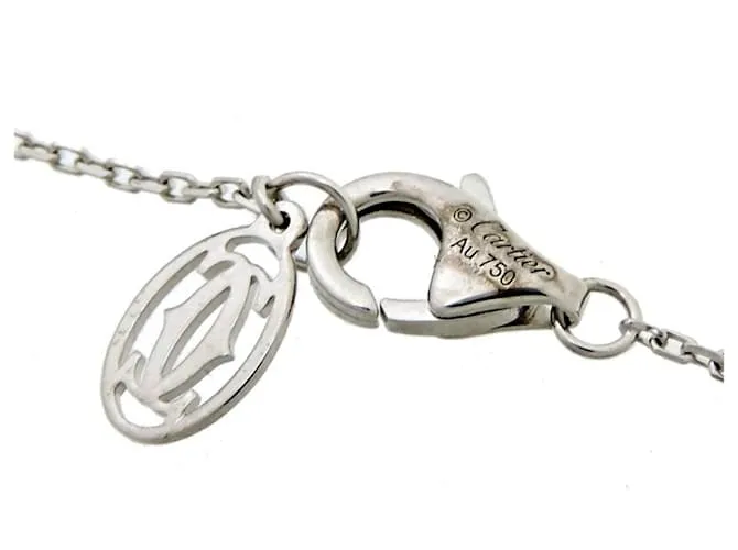 Collar de diamante Cartier Love Support Blanco 