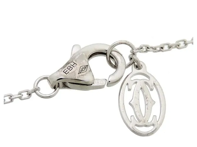 Collar de diamante Cartier Love Support Blanco 