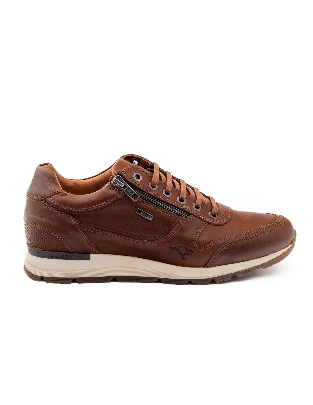 Men's Kangaroo Leather Depor shoes 472 - Chrome