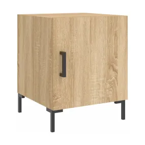 Bedside table made of Sonoma oak engineered wood 40x40x50 cm