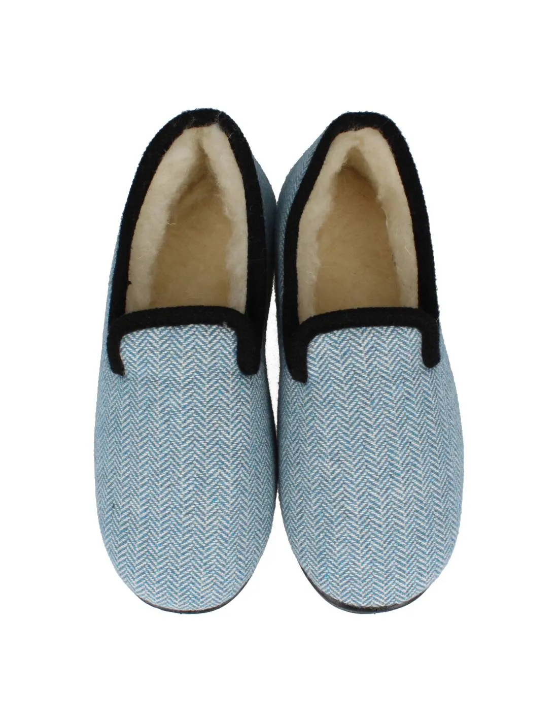 Norteñas - Zapatilla de casa Ribete Cielo Jaspeada