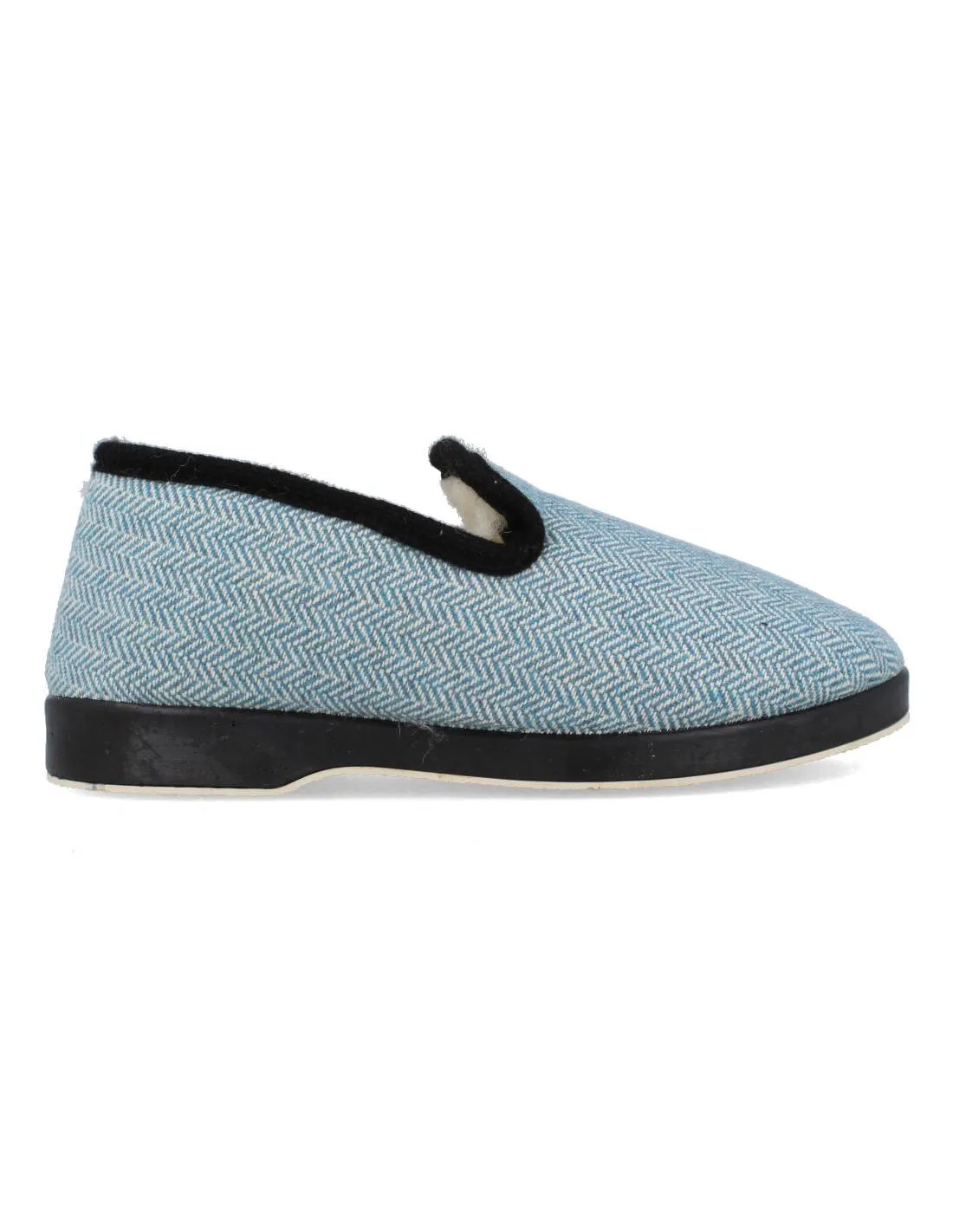 Norteñas - Zapatilla de casa Ribete Cielo Jaspeada